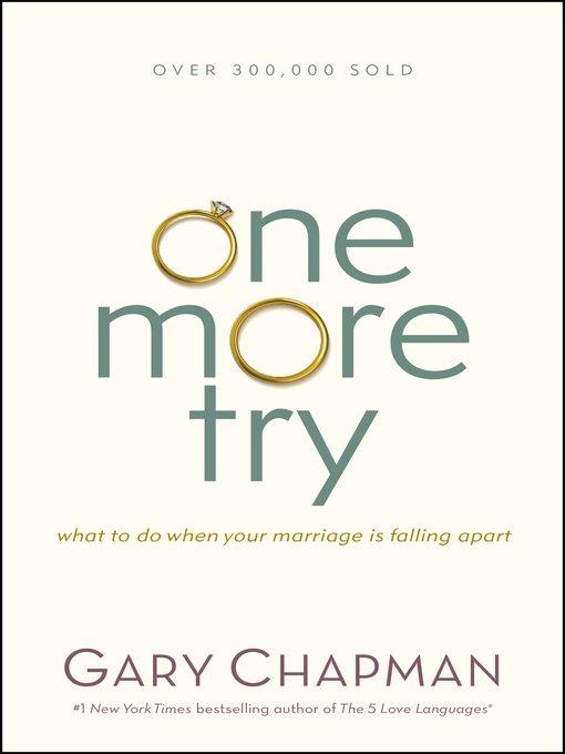 Title details for One More Try by Gary Chapman - Wait list